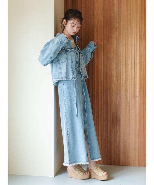 入荷now 安全 セール】デニムジャケット（ノーカラージャケット）｜so4u（ソー ジャケット・アウター