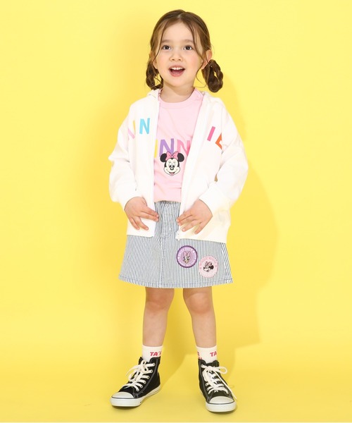 Disney(ディズニー)の「ディズニー ワッペン スカート 0303K(デニムスカート・キッズ・ライトブルー/ライトインディゴブルー・110cm/100cm/120cm/130cm)」の5枚目の写真
