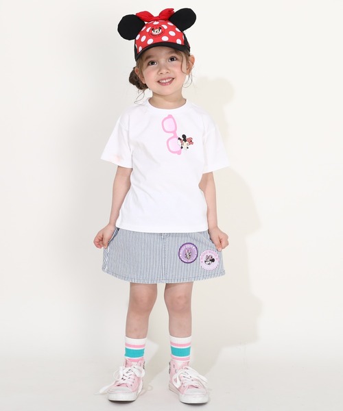 Disney(ディズニー)の「ディズニー ワッペン スカート 0303K(デニムスカート・キッズ・ライトブルー/ライトインディゴブルー・110cm/100cm/120cm/130cm)」の9枚目の写真