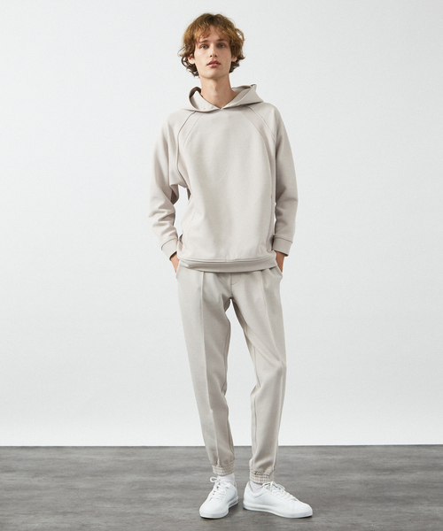 ABAHOUSE（アバハウス）の「【セットアップ対応】カルゼダンボール ピンタック ジョガーパンツ / イージーパンツ（その他パンツ・メンズ・ライトグレー/カーキ/ブラック・46/44/48）」の16枚目の写真
