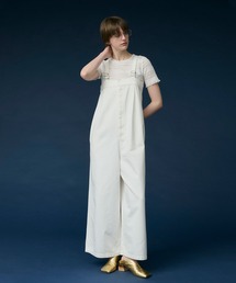 専用です　極美品　JOHNBULL／ジョンブル フレンチサロペット　S ホワイト 専用です 極美品 JOHNBULL／ジョンブル フレンチサロペット S ホワイト