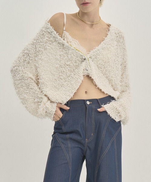 カーディガン Tawa knit cardigan  タワニットカーディガン レディース セール】Tawa knit cardigan タワニットカーディガン