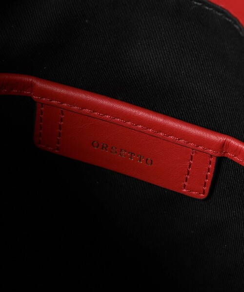 ORSETTO(オルセット)の「<ORSETTO>TRIANGOLO(ショルダーバッグ・レディース・ブラック/レッド・FREE)」の12枚目の写真