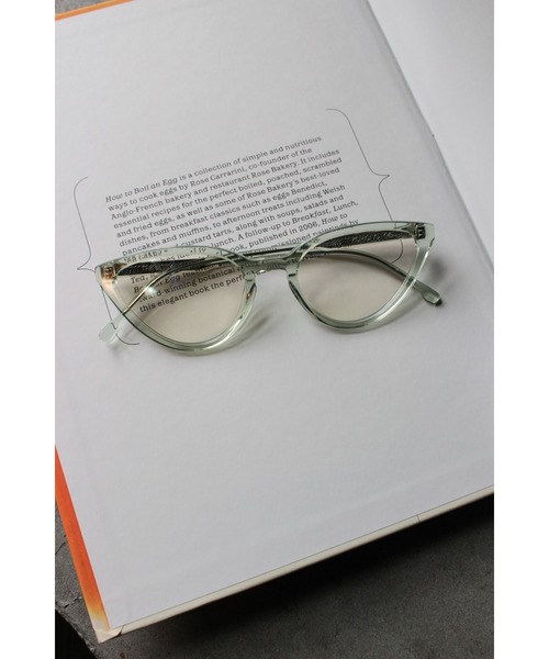 KOMONO.（コモノ）の「「KOMONO/コモノ」 オプティカル 眼鏡 　サングラス 　クリアレンズ　　ベティ（サングラス・レディース・ホワイト/ライム・FREE）」の3枚目の写真