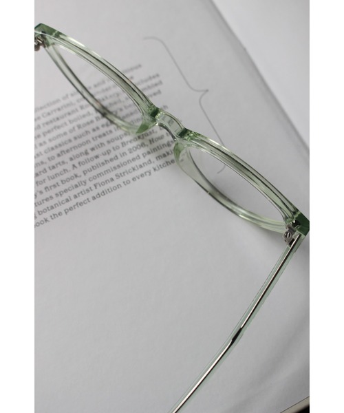 KOMONO.（コモノ）の「「KOMONO/コモノ」 オプティカル 眼鏡 　サングラス 　クリアレンズ　　ベティ（サングラス・レディース・ホワイト/ライム・FREE）」の8枚目の写真