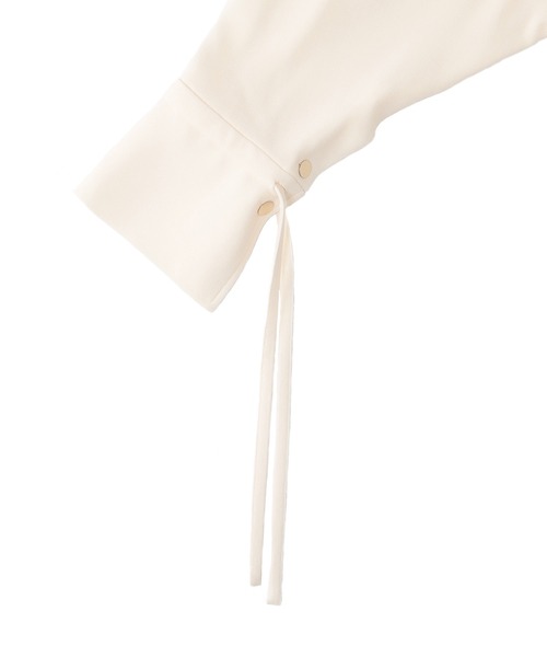 DRESSLAVE(ドレスレイブ)の「spongy georgette shirts(スポンジージョーゼットシャツ)(シャツ/ブラウス・レディース・ホワイト/ネイビー・38)」の11枚目の写真