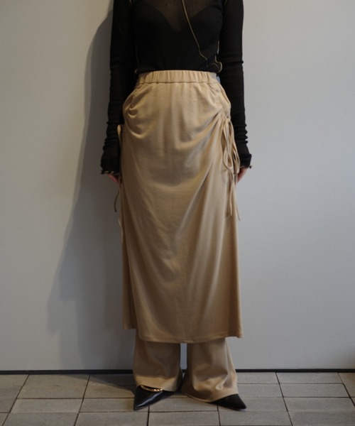 セール】CLANE PANTS LAYRED SIDE SHIRRING SKIRT（その他パンツ