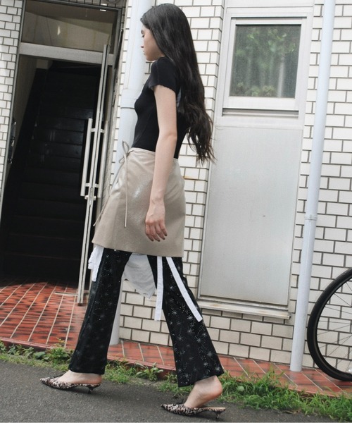 musubore（ムスボレ）の「pleatsed print tops / プリーツ