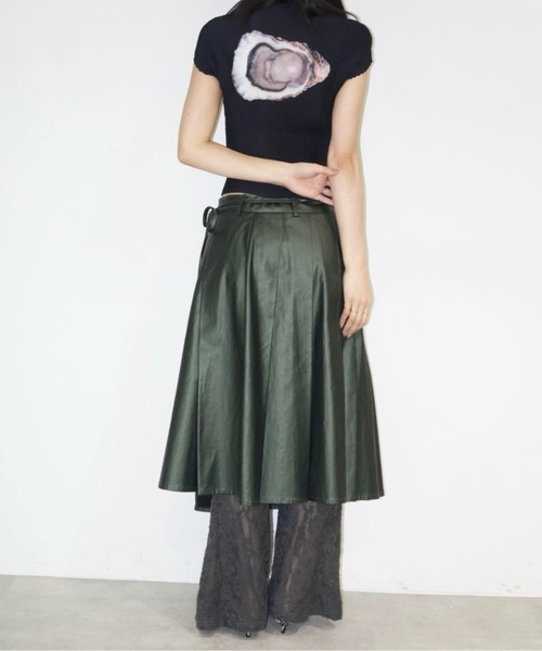 musubore（ムスボレ）の「pleatsed print tops / プリーツ