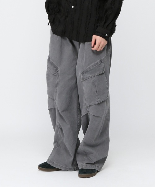 3.3 Field Trip (3.3フィールドトリップ)の「3.3 Field Trip/ツイルワイドカーゴパンツ(カーゴパンツ・メンズ・ピンク/チャコール/ネイビー・SMALL/MEDIUM/LARGE)」の18枚目の写真
