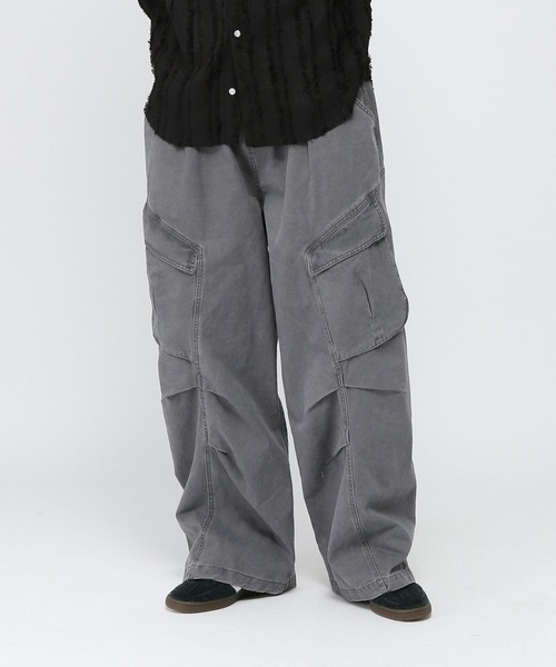 【メーカー直売】の商品をすべて セール】3.3 Trip／ツイルワイドカーゴパンツ（カーゴ Field パンツ