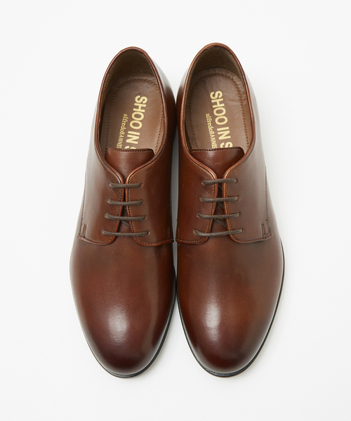 alfredoBANNISTER(アルフレッドバニスター)の「【WEB別注】スタンダード プレーントゥ シューズ(ドレスシューズ・メンズ・ブラウン/ブラック・41/40/44/45/43/39/42)」の4枚目の写真