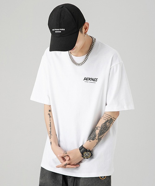 JOHNNY WOLF(ジョニーウルフ)の「PATRICIO バックプリント ルーズ Tシャツ(Tシャツ/カットソー・メンズ・ホワイト/ブルー/ブラック・M/L/XL)」の19枚目の写真