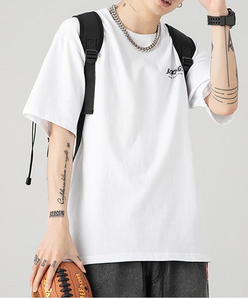 JOHNNY WOLF(ジョニーウルフ)の「PATRICIO バックプリント ルーズ Tシャツ(Tシャツ/カットソー・メンズ・ホワイト/ブルー/ブラック・M/L/XL)」の20枚目の写真