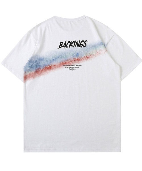 JOHNNY WOLF(ジョニーウルフ)の「PATRICIO バックプリント ルーズ Tシャツ(Tシャツ/カットソー・メンズ・ホワイト/ブルー/ブラック・M/L/XL)」の22枚目の写真