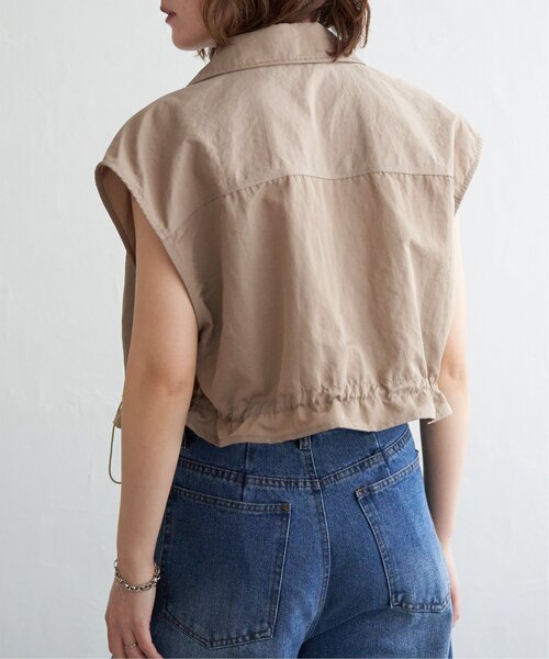 notch.(ノッチ)の「ナイロンミリタリーベスト(ベスト・レディース・ベージュ/アイボリー/チャコール・M)」の17枚目の写真