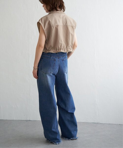 notch.(ノッチ)の「ナイロンミリタリーベスト(ベスト・レディース・ベージュ/アイボリー/チャコール・M)」の16枚目の写真