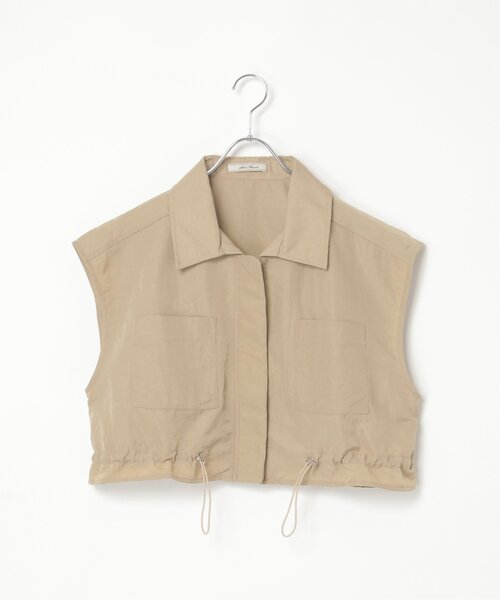 notch.(ノッチ)の「ナイロンミリタリーベスト(ベスト・レディース・ベージュ/アイボリー/チャコール・M)」の14枚目の写真