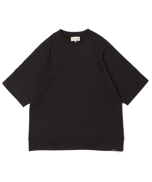 The DUFFER of ST.GEORGE（ザダファーオブセントジョージ）の「NUANCE COLOR S/S CREW SWEAT：ミニ裏毛 ニュアンスカラー 半袖スウェット（スウェット・メンズ・ライトイエロー/ライトピンク/ブラック/ライトグレー・MEDIUM/LARGE/X-LARGE）」の15枚目の写真