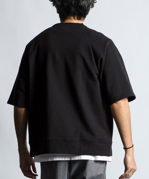 NUANCE COLOR S/S CREW SWEAT：ミニ裏毛 ニュアンスカラー 半袖