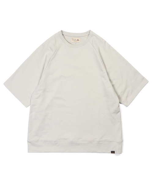 The DUFFER of ST.GEORGE（ザダファーオブセントジョージ）の「NUANCE COLOR S/S CREW SWEAT：ミニ裏毛 ニュアンスカラー 半袖スウェット（スウェット・メンズ・ライトイエロー/ライトピンク/ブラック/ライトグレー・MEDIUM/LARGE/X-LARGE）」の16枚目の写真