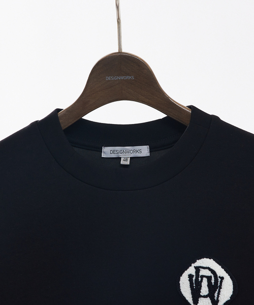 DESIGNWORKS(デザインワークス)の「【定番】サガラワッペン 半袖 Tシャツ(Tシャツ/カットソー・メンズ・グレイッシュベージュ/ブラック/ホワイト・46/50/48)」の9枚目の写真