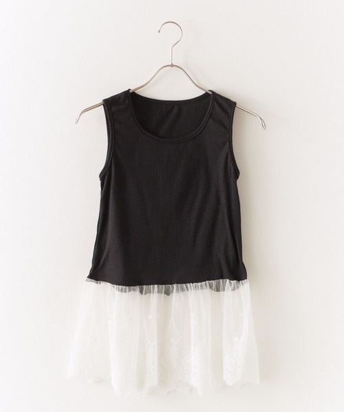 ROOPTOKYO（ループトウキョウ）の「Lace Tank Top x Cardigan Ensemble / レースタンクトップ×カーデ　アンサンブル レイヤード 秋物 秋服 2026年秋冬（アンサンブル・レディース・サックスブルー/イエロー/ホワイト/ブラック・FREE）」の13枚目の写真