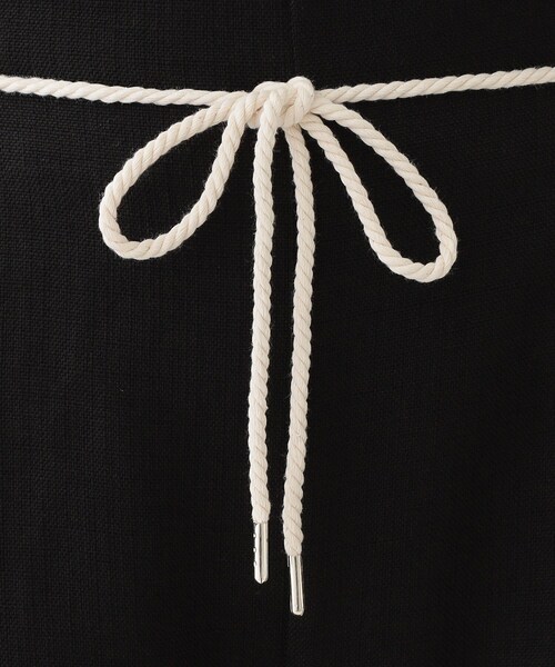DRESKIP（ドレスキップ）の「【S-LL】きれいにスタイルアップ ロープ紐使いワイドパンツ（その他パンツ・レディース・ブラック/ライトベージュ/ブルー・01/02/03/04）」の7枚目の写真