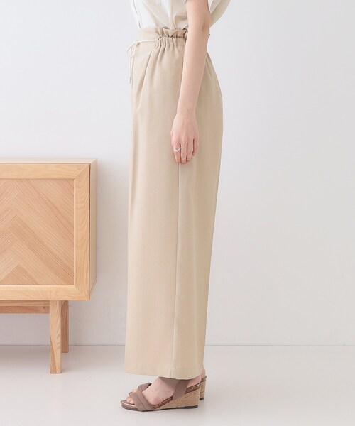 DRESKIP（ドレスキップ）の「【S-LL】きれいにスタイルアップ ロープ紐使いワイドパンツ（その他パンツ・レディース・ブラック/ライトベージュ/ブルー・01/02/03/04）」の17枚目の写真