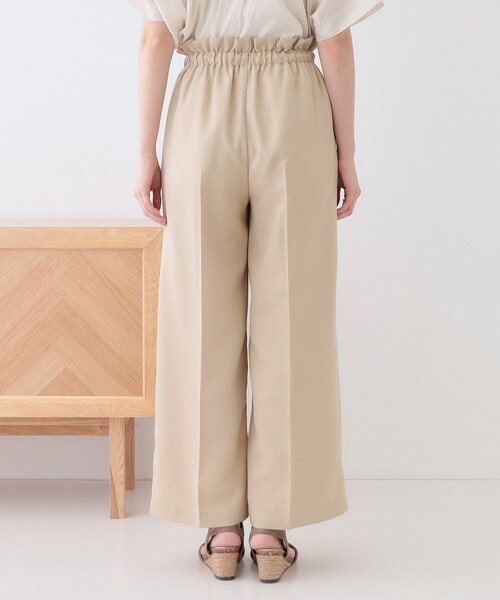 DRESKIP（ドレスキップ）の「【S-LL】きれいにスタイルアップ ロープ紐使いワイドパンツ（その他パンツ・レディース・ブラック/ライトベージュ/ブルー・01/02/03/04）」の18枚目の写真