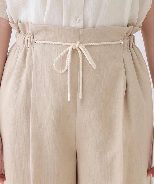 DRESKIP（ドレスキップ）の「【S-LL】きれいにスタイルアップ ロープ紐使いワイドパンツ（その他パンツ・レディース・ブラック/ライトベージュ/ブルー・01/02/03/04）」の19枚目の写真