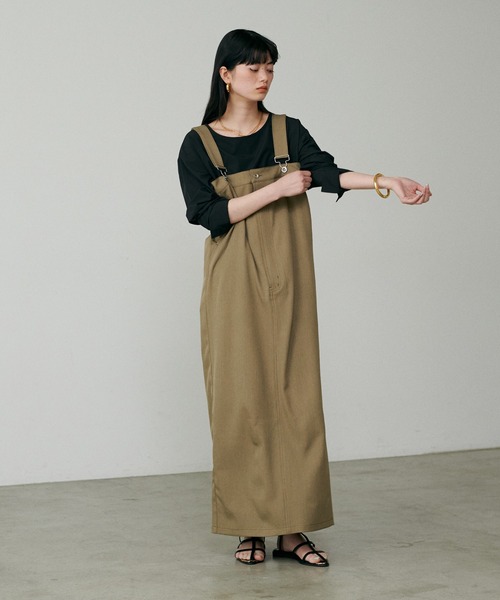 LARUTA(ラルータ)の「【LARUTA】カフス付き万能レイヤードプルオーバー(Tシャツ/カットソー・レディース・ブラック/オフホワイト・FREE)」の11枚目の写真
