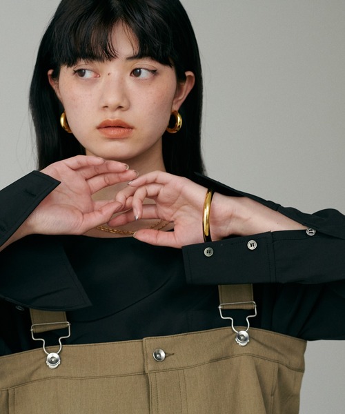 LARUTA(ラルータ)の「【LARUTA】カフス付き万能レイヤードプルオーバー(Tシャツ/カットソー・レディース・ブラック/オフホワイト・FREE)」の20枚目の写真