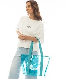 BILLABONG レディース BEACH PVC SHOULDER BAG トートバッグ 【2025年春夏モデル】/ビラボンロゴビーチバッグ