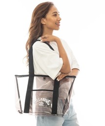 BILLABONG レディース BEACH PVC SHOULDER BAG トートバッグ 【2025年春夏モデル】/ビラボンロゴビーチバッグ