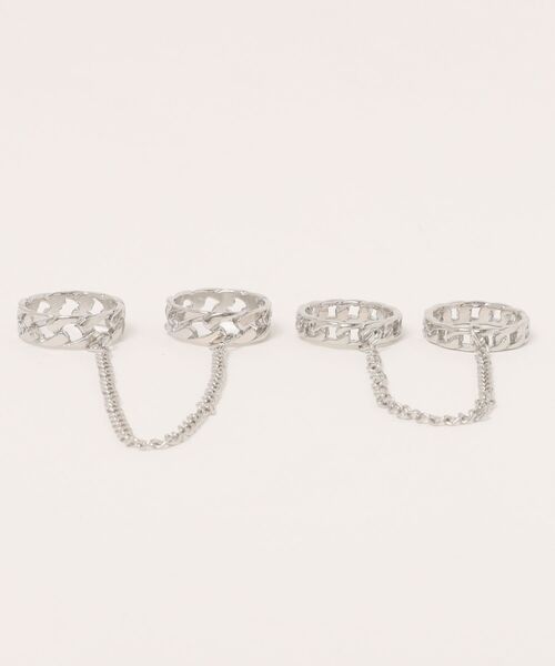 Burner(バーナー)の「【OKUOKU 0909】SET リング セット oku-ring-set4(リング・メンズ・シルバー系その他/シルバー系その他3/シルバー/ブラック×シルバー/シルバー系その他2・ONESIZE/ONE SIZE)」の7枚目の写真