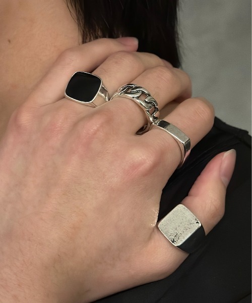 Burner(バーナー)の「【OKUOKU 0909】SET リング セット oku-ring-set4(リング・メンズ・シルバー系その他/シルバー系その他3/シルバー/ブラック×シルバー/シルバー系その他2・ONESIZE/ONE SIZE)」の21枚目の写真
