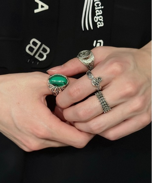 Burner(バーナー)の「【OKUOKU 0909】SET リング セット oku-ring-set4(リング・メンズ・シルバー系その他/シルバー系その他3/シルバー/ブラック×シルバー/シルバー系その他2・ONESIZE/ONE SIZE)」の19枚目の写真