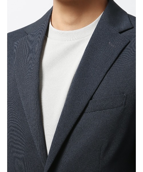 スマみえジャケット ネイビー/グレー セール】スマみえジャケット ウォッシャブル ストレッチ Breeze Cool