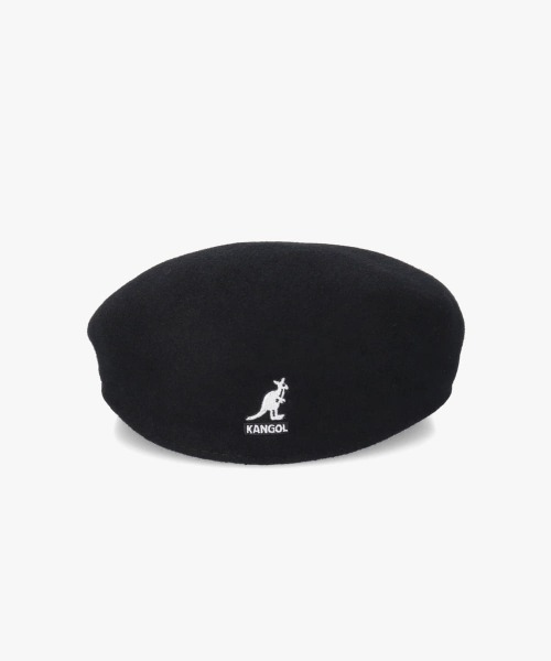 KANGOL(カンゴール)の「KANGOL KIDS WOOL 504 / カンゴール(ハンチング/ベレー帽・キッズ・ブラック・kids-L)」の1枚目の写真