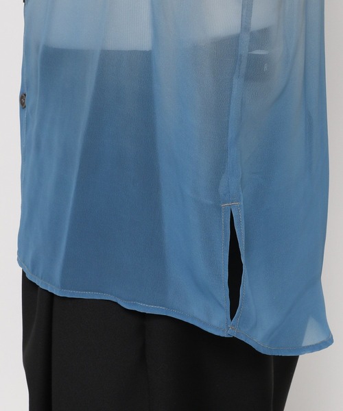 HARE(ハレ)の「グラデーションシアーシャツ(HARE)(シャツ/ブラウス・メンズ・ブラック系その他/ブルー系その他・FREE)」の18枚目の写真