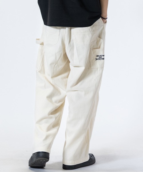 THRASHER（スラッシャー）の「【3】〔THRASHER/スラッシャー〕デニム＆カツラギ ペインターパンツ（デニムパンツ・メンズ・ベージュ/グレー/オフホワイト/スミクロ/ワンウォッシュ/ブルー・LARGE/MEDIUM/X-LARGE）」の9枚目の写真