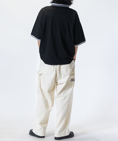 THRASHER（スラッシャー）の「【3】〔THRASHER/スラッシャー〕デニム＆カツラギ ペインターパンツ（デニムパンツ・メンズ・ベージュ/グレー/オフホワイト/スミクロ/ワンウォッシュ/ブルー・LARGE/MEDIUM/X-LARGE）」の12枚目の写真