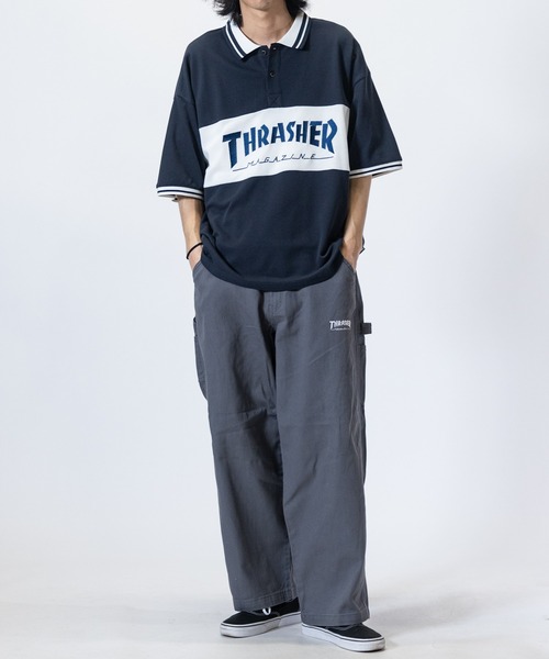 THRASHER（スラッシャー）の「【3】〔THRASHER/スラッシャー〕デニム＆カツラギ ペインターパンツ（デニムパンツ・メンズ・ベージュ/グレー/オフホワイト/スミクロ/ワンウォッシュ/ブルー・LARGE/MEDIUM/X-LARGE）」の22枚目の写真