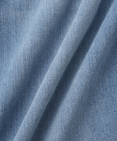 ADAM ET ROPE'（アダムエロペ）の「ダメージデニム バギー イージー ショーツ / ADAM ET ROPE' JEANS（デニムパンツ・メンズ・サックスブルー/ブラック系その他3・M/L）」の4枚目の写真