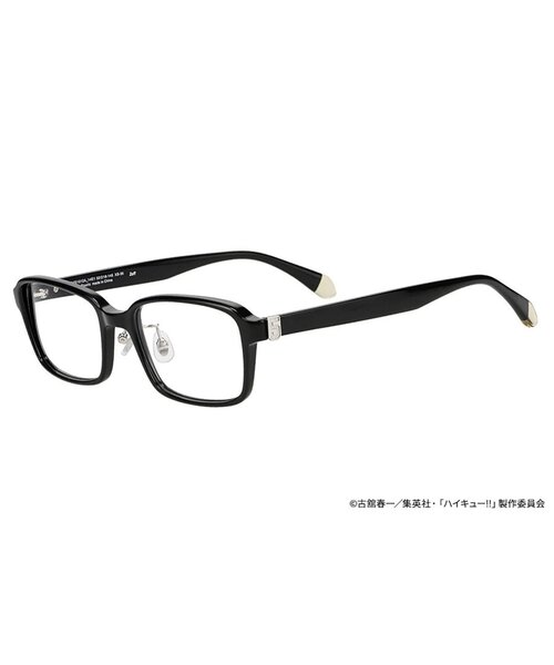 Zoff(ゾフ)の「【予約〆切迫る!5/15(木)まで】Zoff|ハイキュー!! 【赤葦京治 モデル】ウェリントン型 メガネ|伊達メガネ 度付きメガネ|ユニセックス|ハイキュー グッズ(メガネ・レディース・ブラック・FREE)」の2枚目の写真