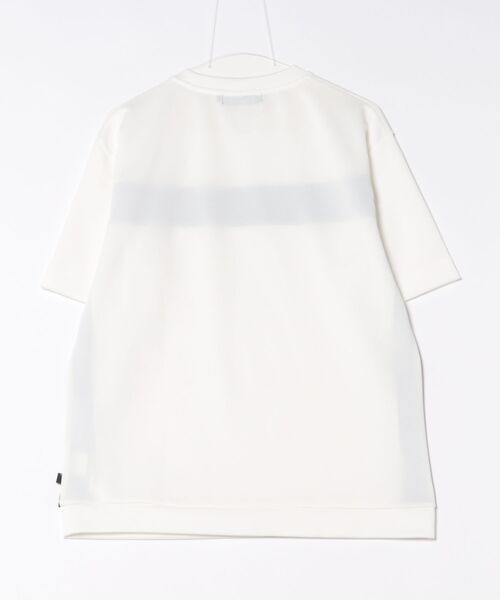 UNION STATION（ユニオンステーション）の「【接触冷感】キシリトールパネル切り替えポンチTシャツ（Tシャツ/カットソー・メンズ・ブラック/ホワイト・LL/L/M）」の13枚目の写真