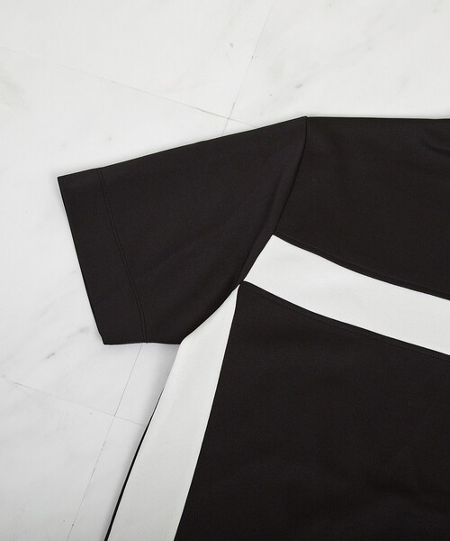 UNION STATION(ユニオンステーション)の「【接触冷感】キシリトールパネル切り替えポンチTシャツ(Tシャツ/カットソー・メンズ・ブラック/ホワイト・LL/L/M)」の14枚目の写真