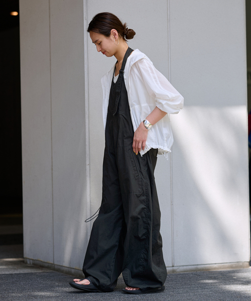 FRAMeWORK（フレームワーク）の「エンシュクウェザーホルターサロペット（サロペット/オーバーオール・レディース・ブラック/ブラウン・FREE）」の12枚目の写真