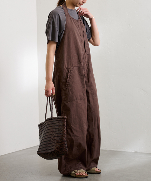 FRAMeWORK（フレームワーク）の「エンシュクウェザーホルターサロペット（サロペット/オーバーオール・レディース・ブラック/ブラウン・FREE）」の18枚目の写真